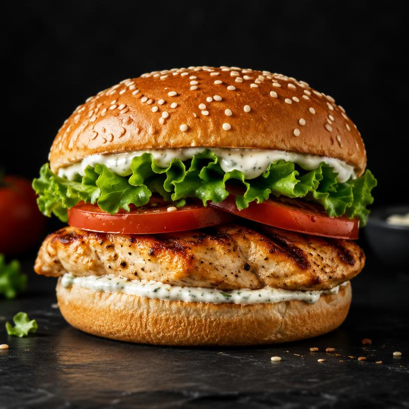 Hamburger me Mish Pule